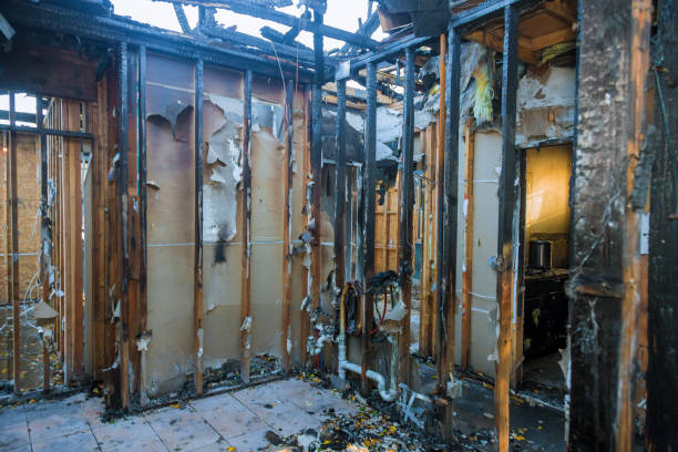 Professional Soot Cleanup technician working in Bexley, OH